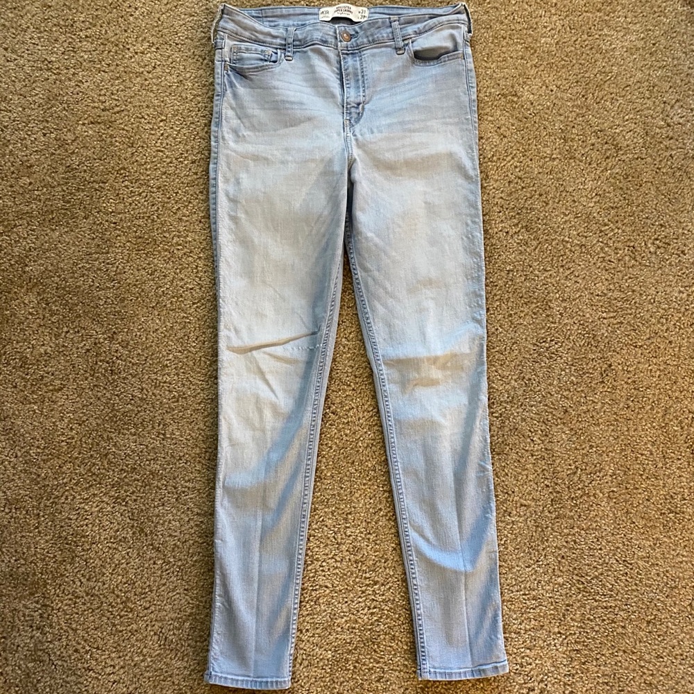 Hollister super skinny high rise stretch jeans